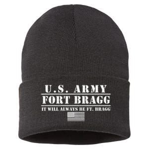 Fort Bragg Nc Basic Training It Will Always Be Ft. Bragg Sustainable Knit Beanie