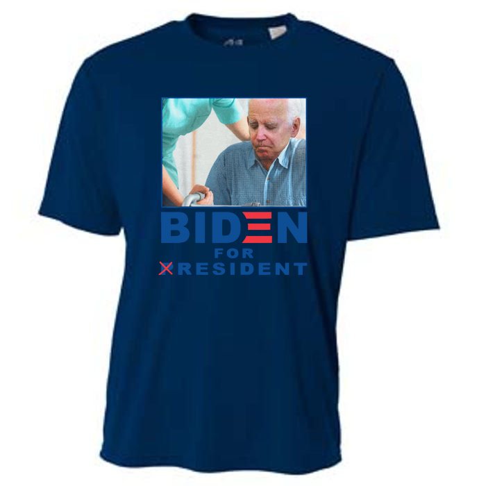 Funny Biden Nursing Biden For Resident Gift Cooling Performance Crew T-Shirt