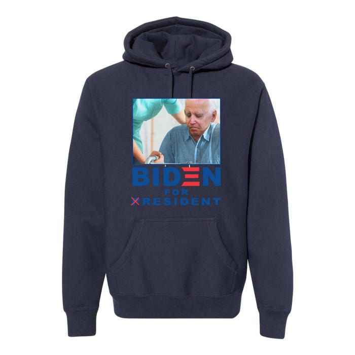 Funny Biden Nursing Biden For Resident Gift Premium Hoodie