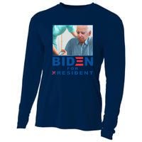 Funny Biden Nursing Biden For Resident Gift Cooling Performance Long Sleeve Crew