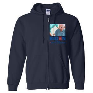 Funny Biden Nursing Biden For Resident Gift Full Zip Hoodie