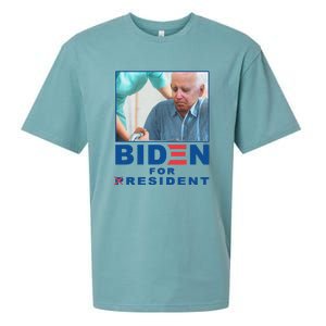 Funny Biden Nursing Biden For Resident Gift Sueded Cloud Jersey T-Shirt