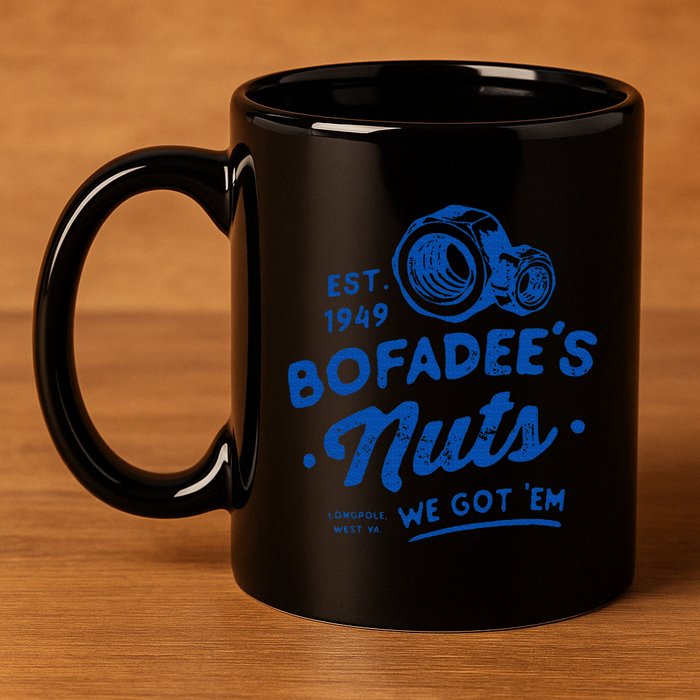 Funny Bofadees Nuts We Got Em 11oz C Handle Ceramic Mug