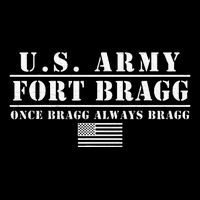 Fort Bragg Nc Basic Training Once Bragg Always Bragg Button