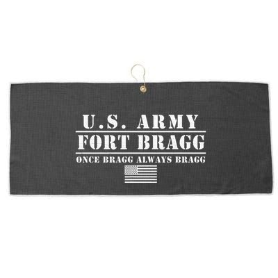 Fort Bragg Nc Basic Training Once Bragg Always Bragg Large Microfiber Waffle Golf Towel