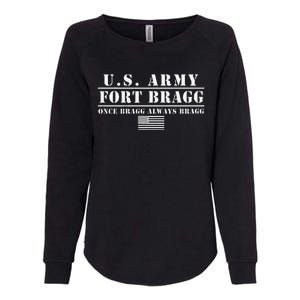 Fort Bragg Nc Basic Training Once Bragg Always Bragg Womens California Wash Sweatshirt