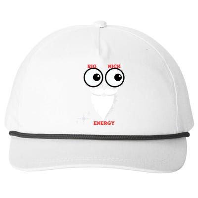 Funny Big Nick Energy Big Nick Energy Big Nick Energy Cool Gift Snapback Five-Panel Rope Hat