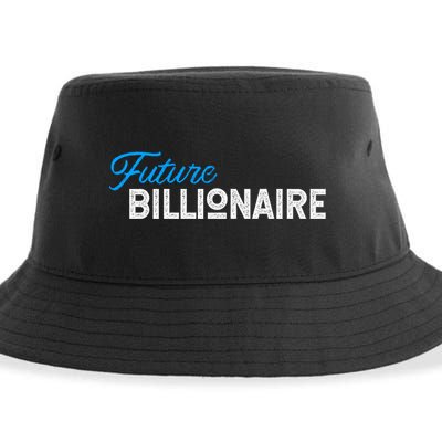 Future Billionaire Novelty Gift Meaningful Gift Sustainable Bucket Hat