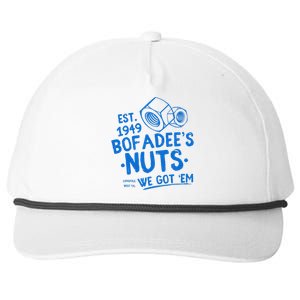 Funny Bofadees Nuts We Got Em Snapback Five-Panel Rope Hat