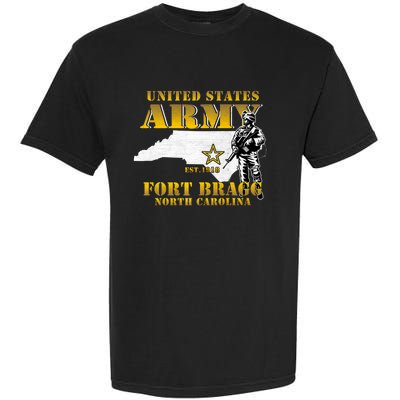 Fort Bragg North Carolina Nc Army Base Army Basic Training Garment-Dyed Heavyweight T-Shirt