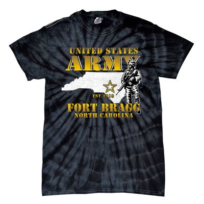 Fort Bragg North Carolina Nc Army Base Army Basic Training Tie-Dye T-Shirt