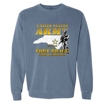 Fort Bragg North Carolina Nc Army Base Army Basic Training Garment-Dyed Sweatshirt