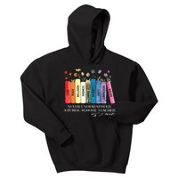 Floral Books Never Underestimate A Public School Teacher Kids Hoodie