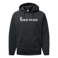 Funny Bird Nerd For Bird Watchers Performance Fleece Hoodie