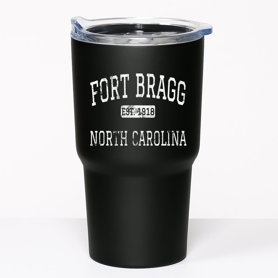 Fort Bragg North Carolina NC Vintage Tumbler