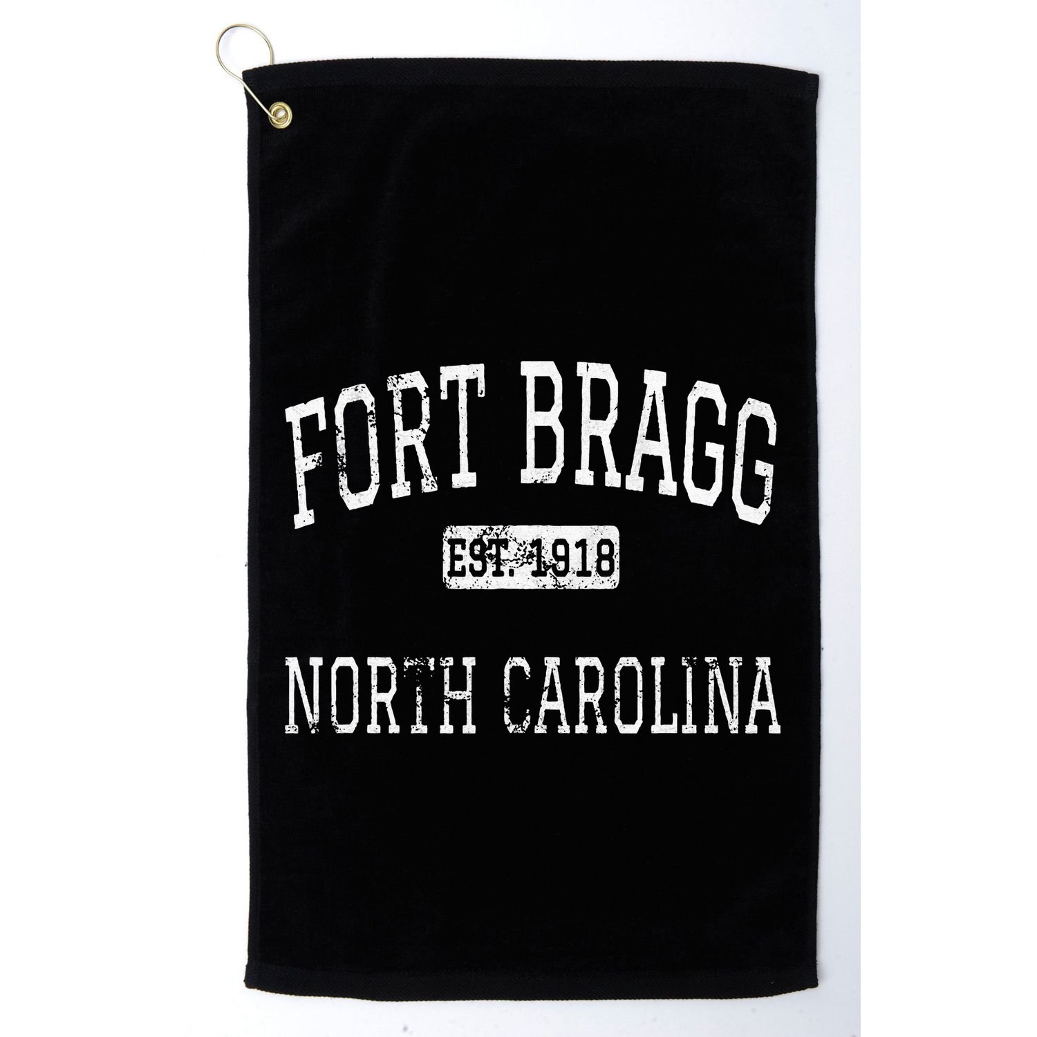 Fort Bragg North Carolina NC Vintage Golf Towel