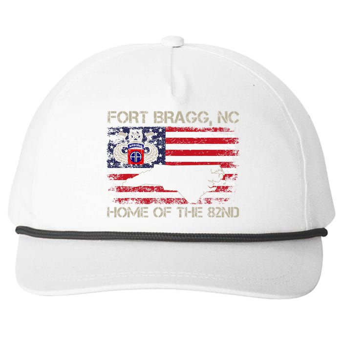 Fort Bragg NC Home Of The 82nd Airborne Veterans Day Snapback Five-Panel Rope Hat