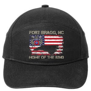 Fort Bragg NC Home Of The 82nd Airborne Veterans Day 7-Panel Snapback Hat