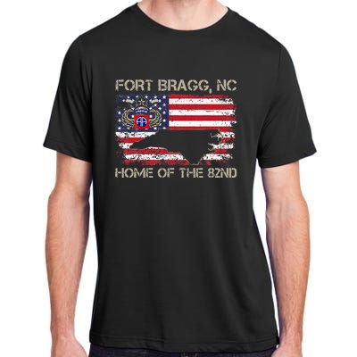 Fort Bragg NC Home Of The 82nd Airborne Veterans Day Adult ChromaSoft Performance T-Shirt