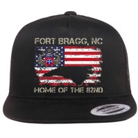 Fort Bragg NC Home Of The 82nd Airborne Veterans Day Flat Bill Trucker Hat