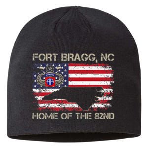 Fort Bragg NC Home Of The 82nd Airborne Veterans Day Sustainable Beanie