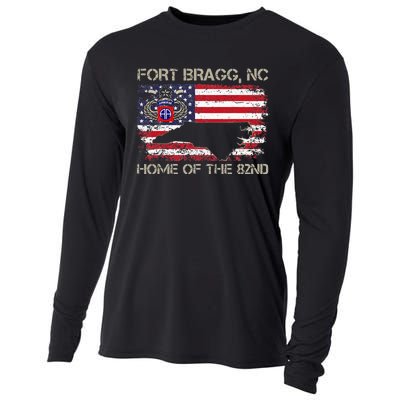 Fort Bragg NC Home Of The 82nd Airborne Veterans Day Cooling Performance Long Sleeve Crew