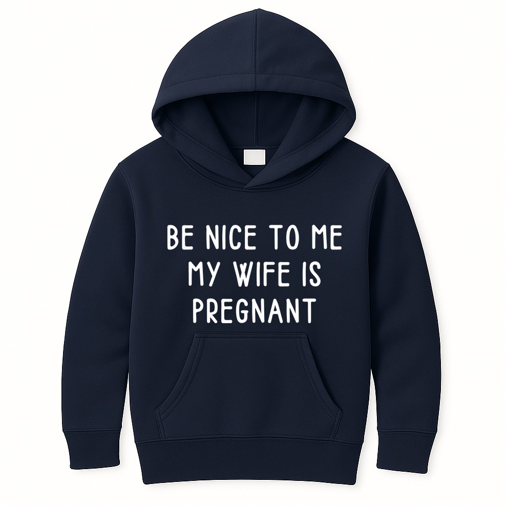 Funny Be Nice To Me Kids Hoodie