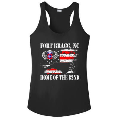 Fort Bragg NC Home Of The 82nd Airborne Veterans Day Ladies PosiCharge Competitor Racerback Tank