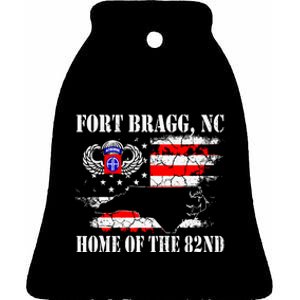 Fort Bragg NC Home Of The 82nd Airborne Veterans Day Ceramic Bell Ornament