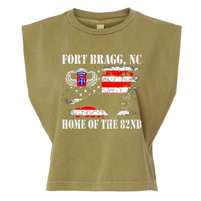 Fort Bragg NC Home Of The 82nd Airborne Veterans Day Garment-Dyed Women's Muscle Tee