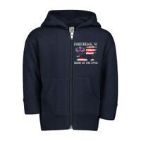 Fort Bragg NC Home Of The 82nd Airborne Veterans Day Toddler Zip Fleece Hoodie