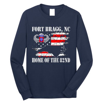 Fort Bragg NC Home Of The 82nd Airborne Veterans Day Long Sleeve Shirt