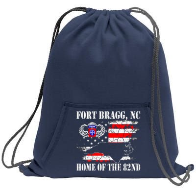 Fort Bragg NC Home Of The 82nd Airborne Veterans Day Sweatshirt Cinch Pack Bag