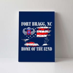 Fort Bragg NC Home Of The 82nd Airborne Veterans Day Canvas