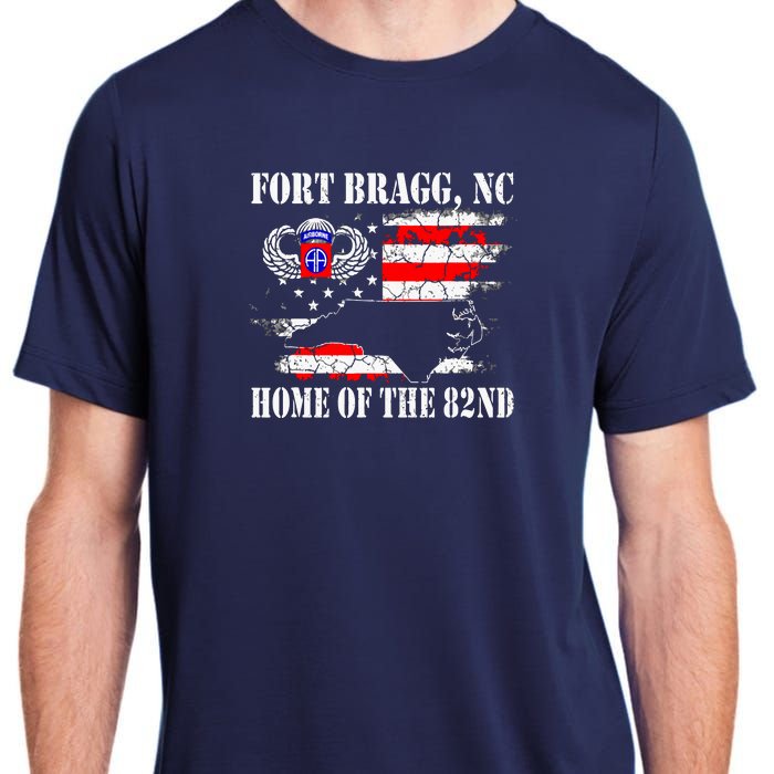 Fort Bragg NC Home Of The 82nd Airborne Veterans Day Adult ChromaSoft Performance T-Shirt