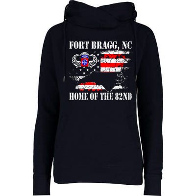 Fort Bragg NC Home Of The 82nd Airborne Veterans Day Womens Funnel Neck Pullover Hood