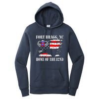 Fort Bragg NC Home Of The 82nd Airborne Veterans Day Women's Pullover Hoodie