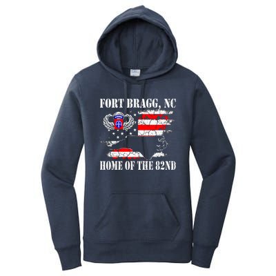 Fort Bragg NC Home Of The 82nd Airborne Veterans Day Women's Pullover Hoodie