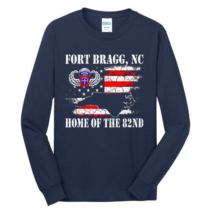 Fort Bragg NC Home Of The 82nd Airborne Veterans Day Tall Long Sleeve T-Shirt