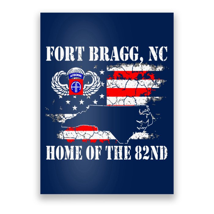 Fort Bragg NC Home Of The 82nd Airborne Veterans Day Poster