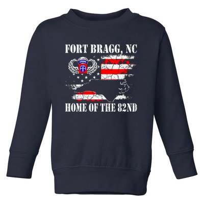 Fort Bragg NC Home Of The 82nd Airborne Veterans Day Toddler Sweatshirt