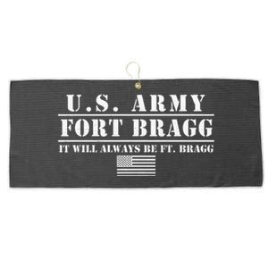 Fort Bragg Nc Basic Training It Will Always Be Ft. Bragg Large Microfiber Waffle Golf Towel