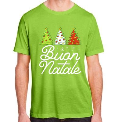 Funny Buon Natale Italy Pride Xmas Holiday Italian Christmas Long Sleeve Adult ChromaSoft Performance T-Shirt