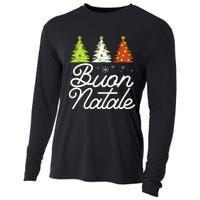 Funny Buon Natale Italy Pride Xmas Holiday Italian Christmas Long Sleeve Cooling Performance Long Sleeve Crew