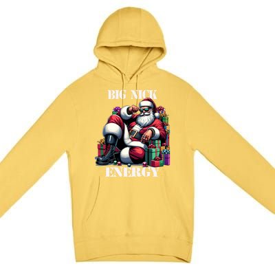 Fun Big Nick Energy Funny Santa Claus Christmas Xmas Cool Gift Premium Pullover Hoodie