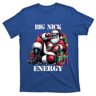 Fun Big Nick Energy Funny Santa Claus Christmas Xmas Cool Gift T-Shirt