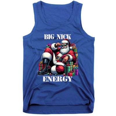 Fun Big Nick Energy Funny Santa Claus Christmas Xmas Cool Gift Tank Top