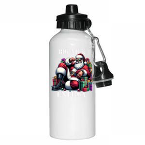 Fun Big Nick Energy Funny Santa Claus Christmas Xmas Cool Gift Aluminum Water Bottle