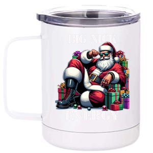 Fun Big Nick Energy Funny Santa Claus Christmas Xmas Cool Gift 12 oz Stainless Steel Tumbler Cup