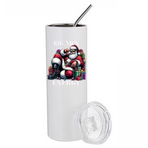 Fun Big Nick Energy Funny Santa Claus Christmas Xmas Cool Gift Stainless Steel Tumbler